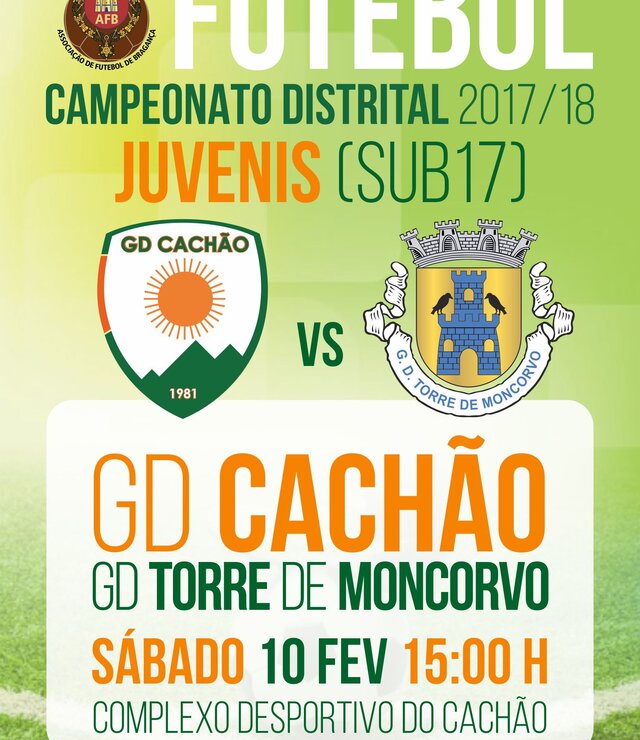 cartaz_jogo_futebol_camp_distrital_de_juvenis_GD_Cach_o_vs_GD_Torre_Moncorvo_fev_18