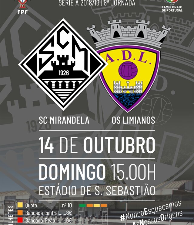 cartaz_jogo_campeonato_s_niores_A__SC_Mirandela_vs_Os_Limianos