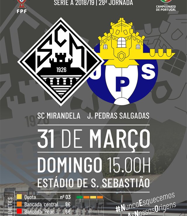 cartaz_jogo_campeonato_s_niores_A__SC_Mirandela_vs_JPedras_Salgadas