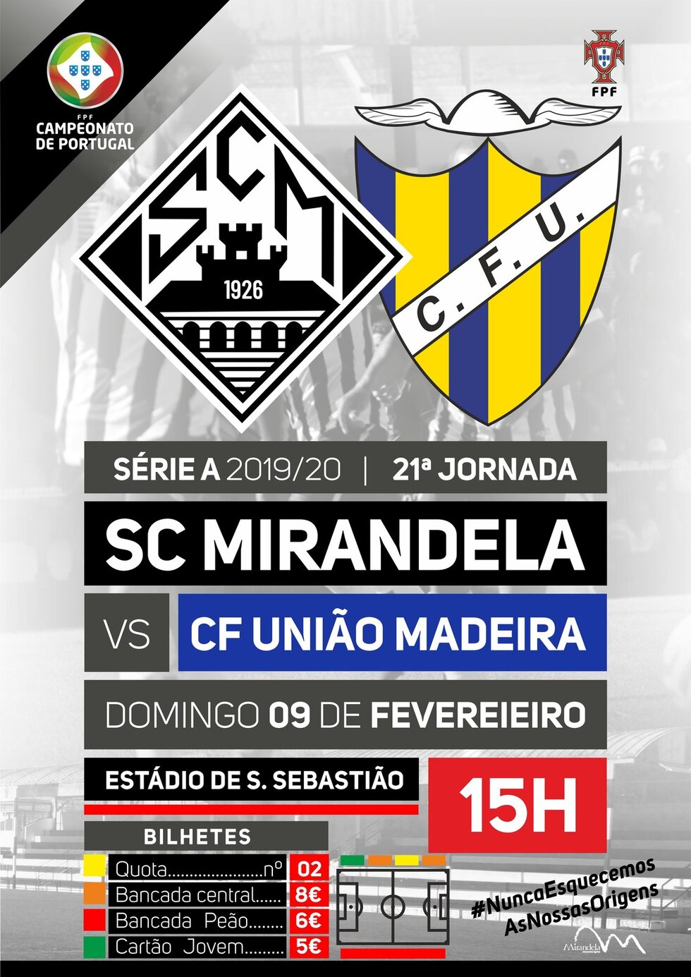 cartaz_jogo_campeonato_seniores_a__sc_mirandela_vs_cf_uniao_madeira